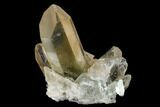Quartz Crystal Cluster with Chlorite Phantoms - Brazil #134965-1